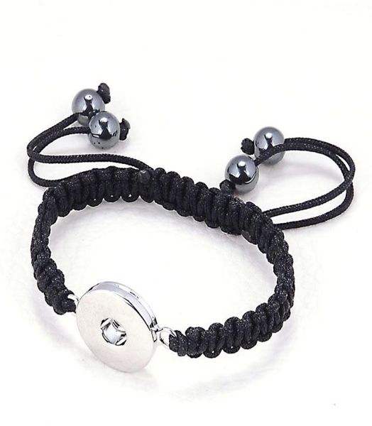 

diy charm bracelets braided bracelets with 1 round snap button charm bracelets insert jewelpop not including 8191649, Golden;silver