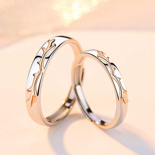 

luxury bvlgr jewelry accessories designer woman new lover ring with you commemorative gift for long distance love between men and women vale, Silver