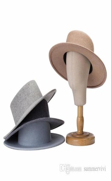 

girls cashmere woolen cap vintage style kids flat wide brim hat fall winter boys warm jazz hats christmas party kid accessories q14283824, Yellow