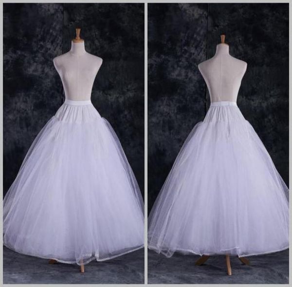 

dl09757 whole a line tulle bridal petticoats wedding underskirt crinolines bridal accessory with full lining8836596, White