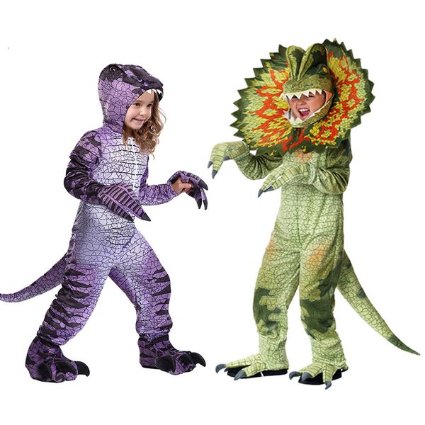 

special occasions kids tricera dinosaur costumes girls boys halloween cosplay children dino pretend game party role play dress up gifts 2308, Blue