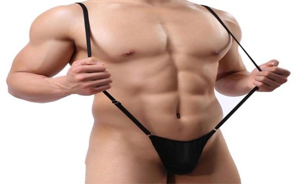 

men039s body shapers strap underwear male thong mankini men leotard thongs man costume bodysuit stage perform bandage ling2694351, Black;brown