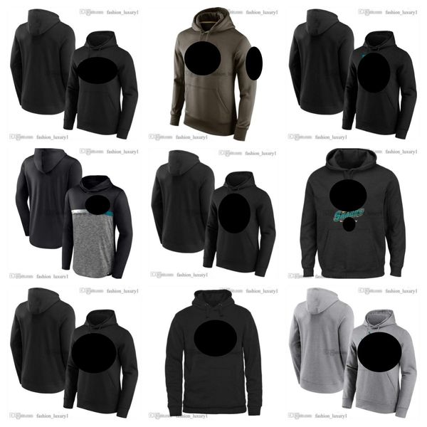 

mens san jose''sharks''ice hockey jacket autumn and winter hooded zippers hoody sweatshirt sweater cotton pullover hoodi, Black;brown