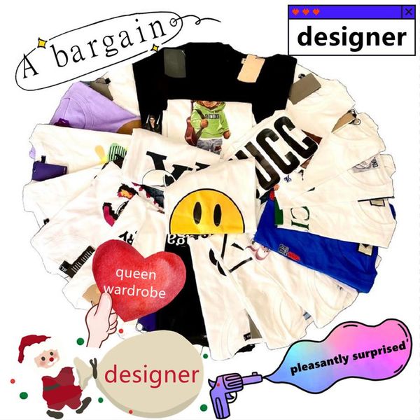 

mens tshirt t shirts designer shirts men t shirt tshirts blind box lucky bag designer brands graphic printing s-4xl optional size 244s, White;black