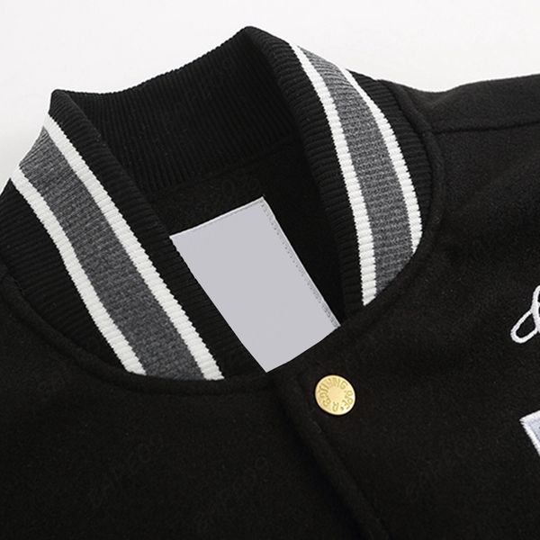 

Mens Designer Jackets Men Women Baseball Jacket Letter Coat Streetwear, Beige