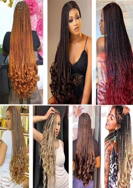 

synthetic curly braiding hair extensions 22inch 150gpack loose wave crochet hair pre stretched7437550, Black