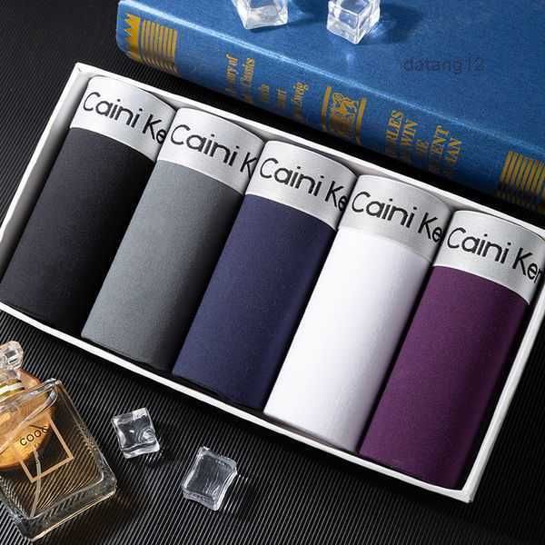 

5pcs/set boxers briefs for men breathable underwear boxer male soft underpants man luxury brand comfortable shorts couple panties p0tn 1 bql, Black;white