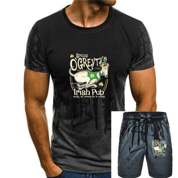 

mens tracksuits men t shirt greyhound st patricks day irish pub tee women tshirt 230815, Gray