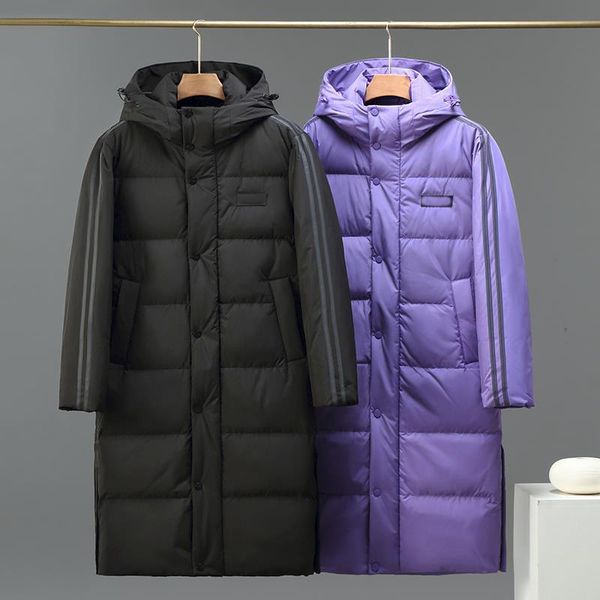 

23ss women's designers jackets down ribbon stripe letter embroidery jacquard hooded clothes mens coats outerwear clothing 1681, Black