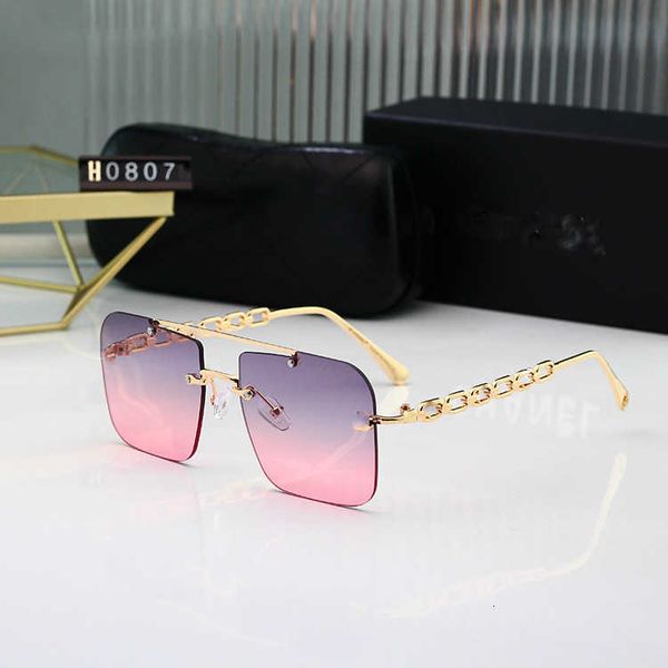 

fashion designer cool sunglasses 2023 new korean women's sunglasses printed glasses box slim uv resistant women71n7, Black