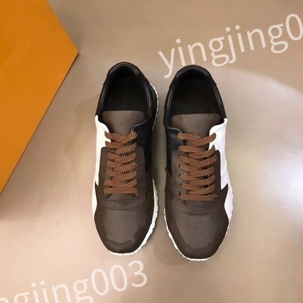 

luxury designer shoes sports shoes men retro casual shoes leather multi-color and versatile sports shoes thick soles lace up rd0907, Black