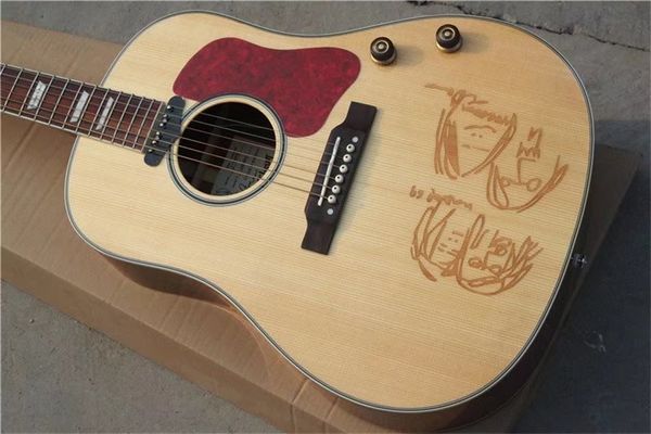 

solid spruce 41" j-160e john lennon 70th anniversary acoustic guitar folk rosewood fingerboard