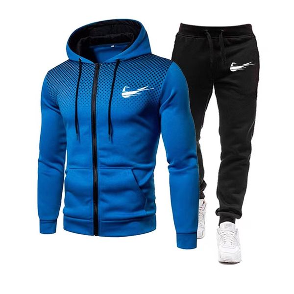 

2023 brand casual sportswear men's tracksuits designer hoodie basketball sweatshirt warm tech fleece hoodie mens joggers pants puffer j, Gray