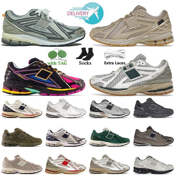 

new 1906 r 1906r men women running shoes sneakers sea salt marblehead silver metallic blue runner the downtown run trainers sports 36-45
