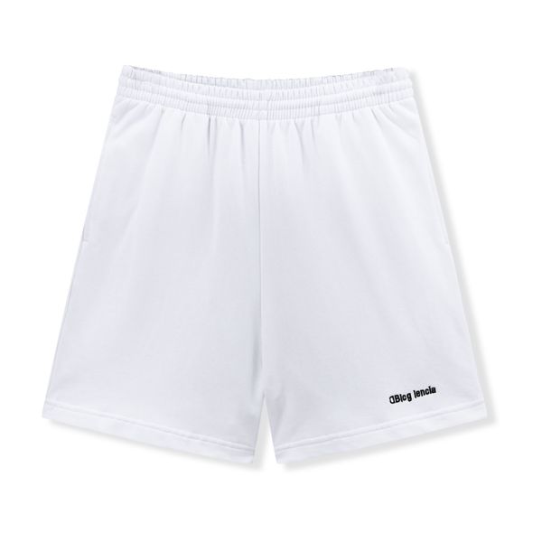 

blcg lencia summer mens drawstring shorts women casual jogger sweathshorts plus size workout gym brand clothing shorts sj130742, White;black