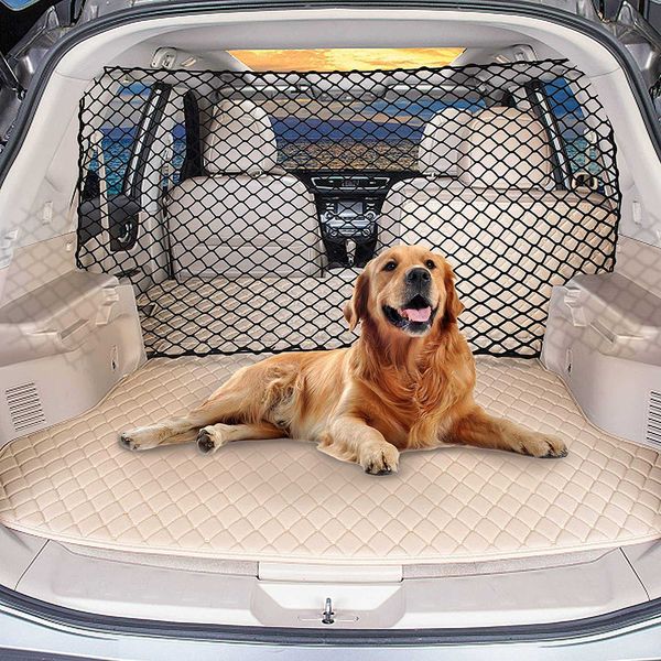 

dog protection car isolation barrier pet barriers network trunk 120*70cm safety net for hatchback/suv r230815