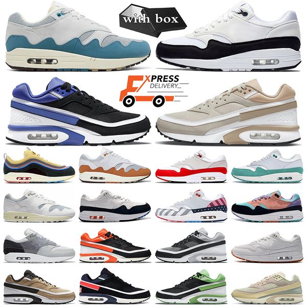 

express delivery 1 87 bw running shoes 1s 87s mens trainers women sneakers light stone hemp midnight navy wheat parra p blue obsidian womens