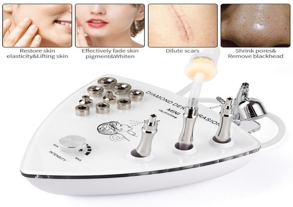 

drop 3 in 1 diamond microdermabrasion vacuum suction blackhead remover facial spraying microdermabrasion peel machine6783403