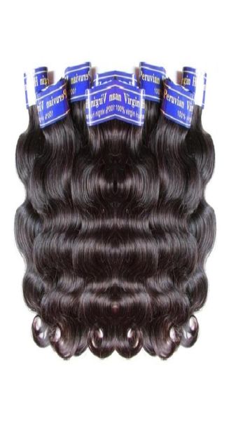 

hair factory clearance whole peruvian human hair extensions bundles weave body wave 1kg 20pieces lot natural color 50gp1339775, Black