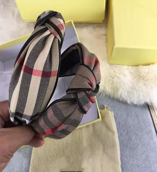 

2022 bletter designers headbands plaid vintage hair hoops for hair braids luxury headband hairjewelry accessories6039398, Silver