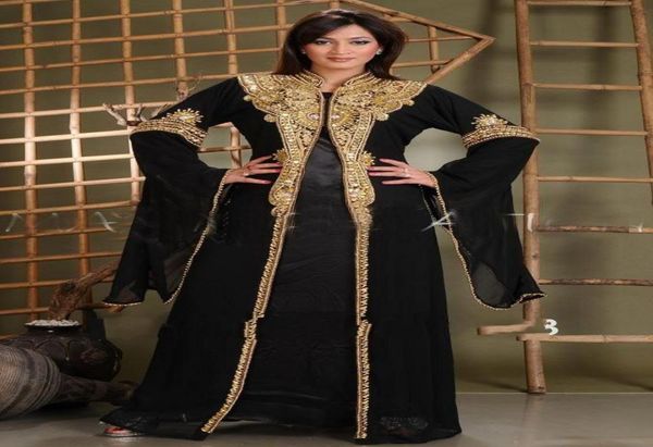 

2020 long arabic crystal beaded islamic clothing for women abaya in dubai abaya kaftan muslim arabic evening dresses party prom go5736348, Black;red
