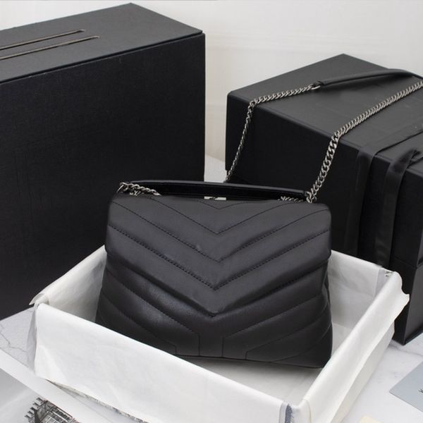 

yslshandbag crossbody bag designer tote bag fashion clutch flap chain stripes quilted leather cowhide shoulder bags luxurys handbag designer