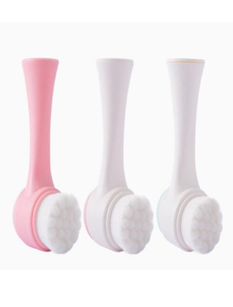 

silicone face scrub clean facial cleanser brushes two side skin care washing brush massager pore cleaner wash makeup4352670