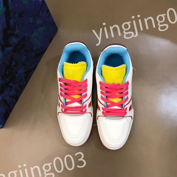 

luxury designer womens casual outdoor running shoes reflective sneakers vintage leather womens and men trainers fashion derma casual shoes r, Black