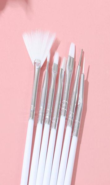 

nail brushes 15pcs professional art for manicure rhinestone acrylic paint brush set uv gel polish nails gradient1780017, Yellow