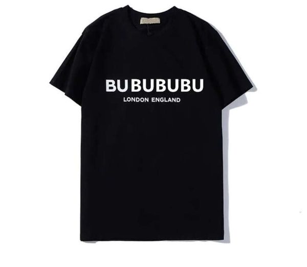 

burbrery mens t shirt designer for men womens shirts fashion tshirt with letters casual summer short sleeve man tee woman clothinggaobiao02, White;black