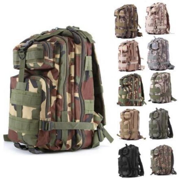 

30l 3p attack tactical military backpacks outdoor travel bag mountaineering hiking backpack camping trekking rucksack cca704459011
