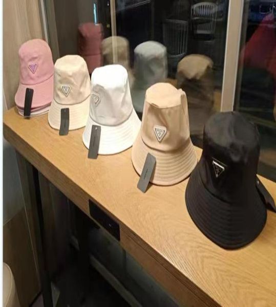 

2021 bucket hat beanies designer sun baseball cap men women outdoor fashion summer beach sunhat fisherman039s hats 4 colors x092107608, White