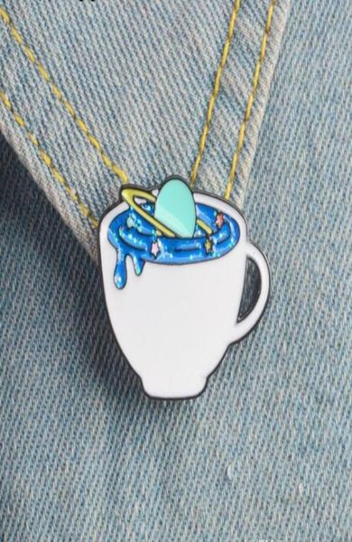 

miss zoe galaxy planet cup enamel pin universe coffee cup brooch lapel pin simple icons pins button badge cartoon fashion jewelry 2487210, Gray