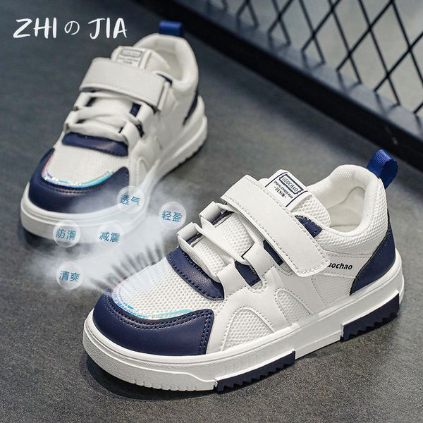 

sneakers children s casual sneaker summer boys girls mesh breathable white board shoes daily fashion versatile footwear  10 years old 23081, Black;red