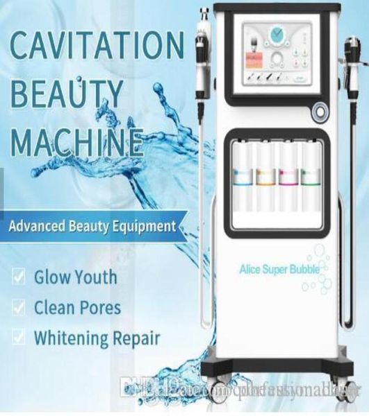 

alie new super bubble hydrafacial machine facial spas care skin rejuvenation water peeling face skin pore cleaning hydro dermabras6560875, Black;white