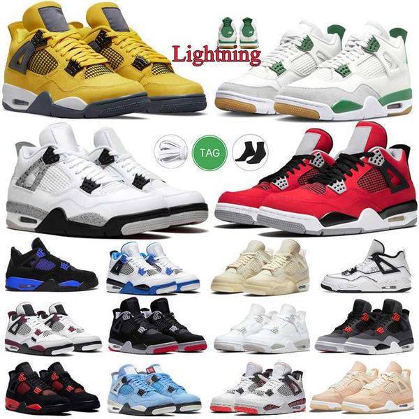 

basketball shoes jumpman og 4s canvas military blak 4 fire red university blue sail pure money desert moss military blue sports trainer snea