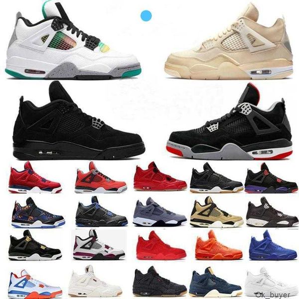 

jumpman 4s new 4 basketball shoes fire red purple university blue black cat sail cement hyper royal rubber sport white cement lightning trai