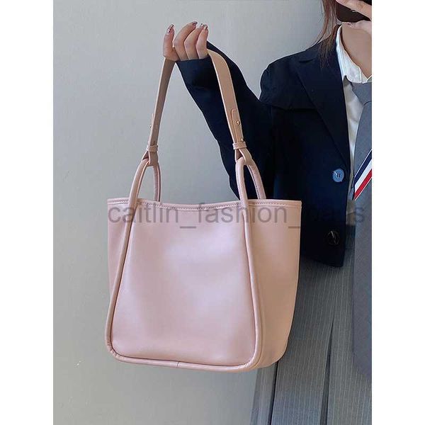

shoulder bags guangzhou 2023 niche design new women's bag large capacity tote bag college student commuting shoulder bag caitlin_fashio