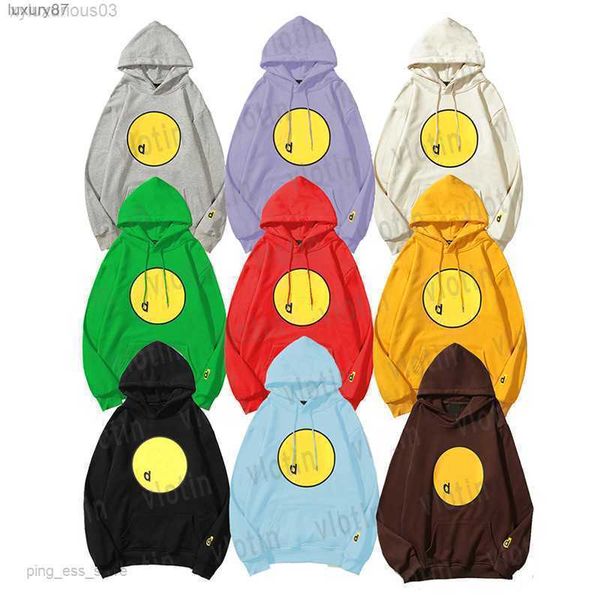 

men's hoodies sweatshirts draw hoodie winter cotton liner smile face simple men causal plain drews o-neck hoody soft streetwear young m, Black