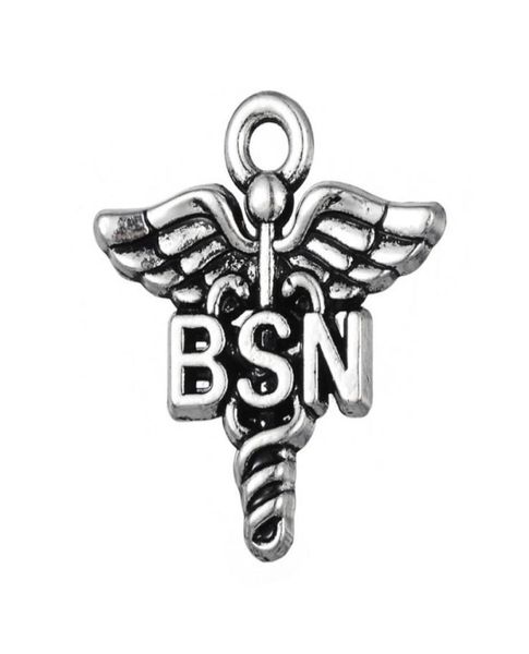 

alloy caduceus medical symbol charms bsn vintage pendant jewelry accessories charms aac11239220009, Bronze;silver