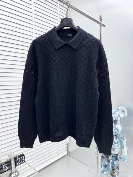 

men's plus tees & polos round neck embroidered and printed polar style summer wear with street pure cotton t-shirts 665, Black