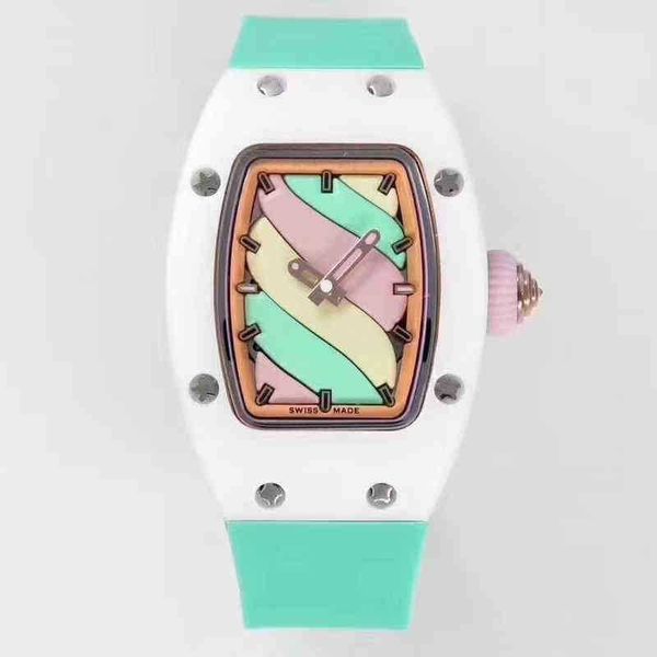

luxury mens mechanics watch richa milles highest level of swiss movement fashion waterproof luminous diversipink womens rlexables watches
