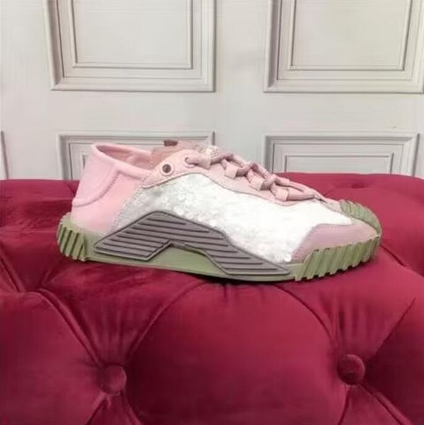 

summer fashion classic party leather calf leather shoes designer luxury sneakers women's casual shoes new low lace breathable sneakers., Black