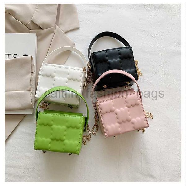 

cross body biscuit pattern small fresh portable square 2023 new popular crossbody high-quality and versatile women's caitlin_fashion_ba