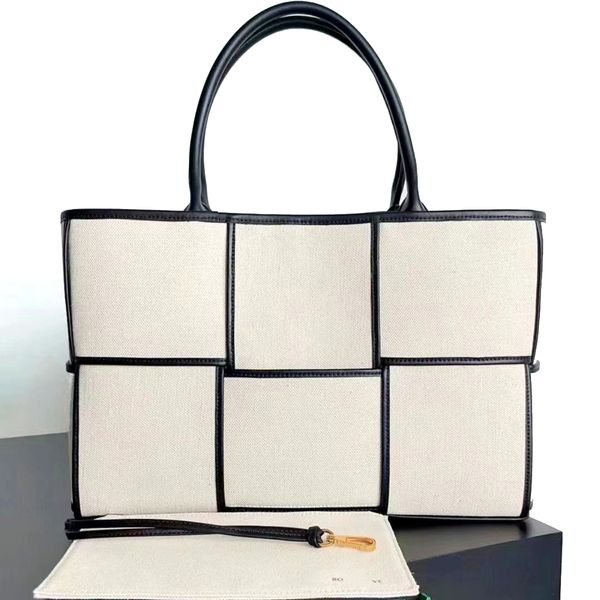 

candy arco handle clutch bag luxury canvas cross body the totes womens shoulder bags vacation fashion wallet weave designer mens handbag eve