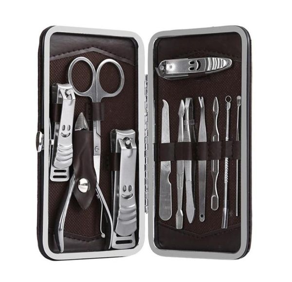 

12 piece set famous pattern nail care nail clippers stainless steel nail cutter clippers manicure beauty tool pedicure finger toe25194145
