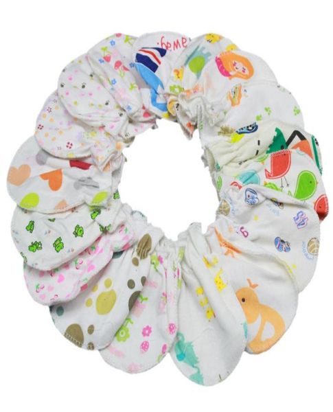 

baby loves anti grasping gloves mittens newborn infants toddler animal print mitten m3377166375, White