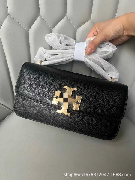 

designer bag 2024 early launch 3023 new tb lychee grain cowhide long diagonal span single shoulder tofu small square