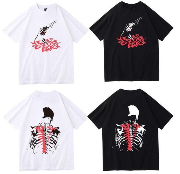 

vlonees portrait letter printed short sleeved t-shirt for male and female couples hip-hop loose half sleeves t-shirt, White;black