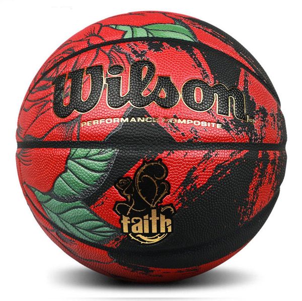 

spalding wilson basketball ball official authentic glory rose classic edition indoor outdoor universal antislip wearresistant bo5494731